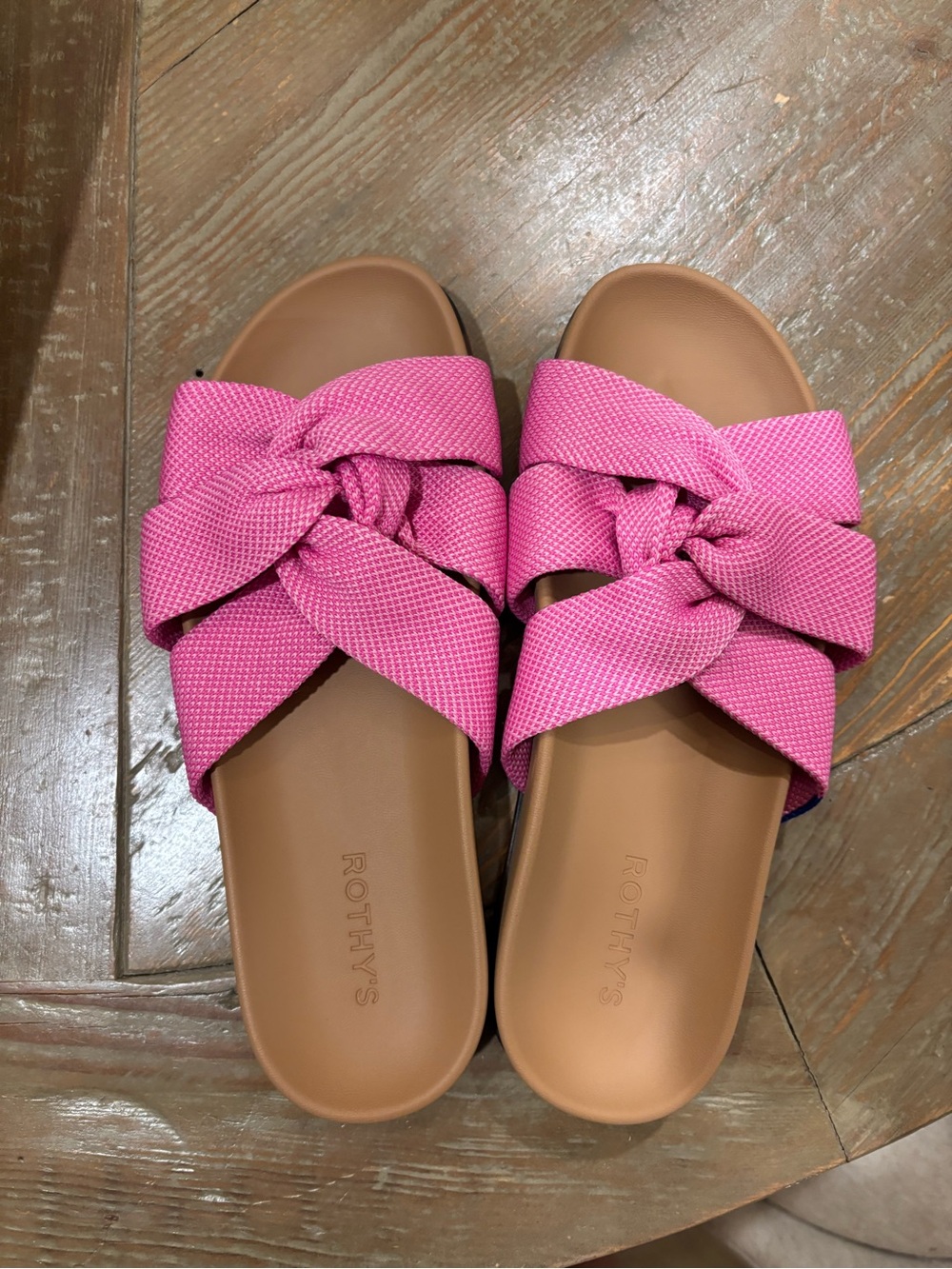 Rothy's Twist Slides in Snapdragon - Picture 2 of 6